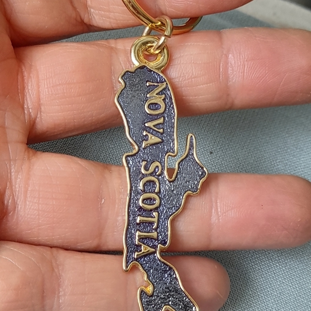 Blue And Gold NOVA SCOTIA KEYCHAIN - Picture 3 of 4